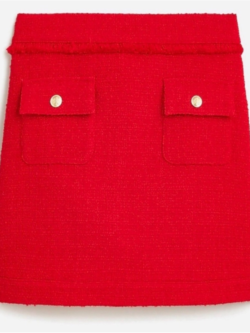 J Crew Patch Pocket Mini Skirt in Maritime Tweed